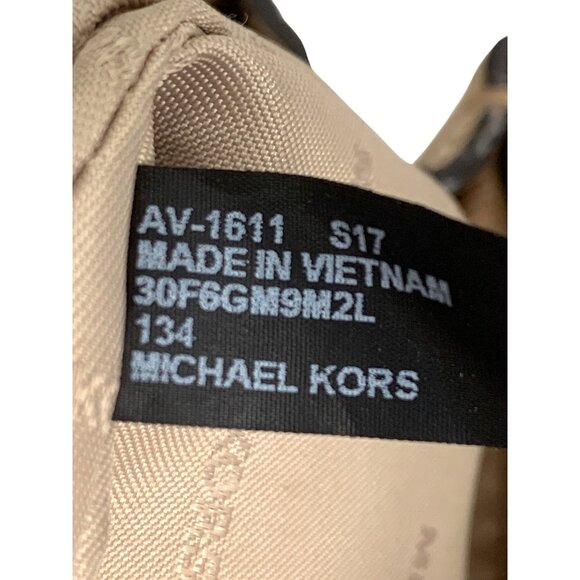 Michael Kors Mini Mercer Leather Crossbody & Tote Bag Nude EUC 8480 - Picture 5 of 16